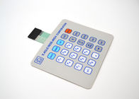 Quadratische Form-Tastmembranschalter-Tastatur mit glatter Kleber-Rückseite der Oberflächen-3M467