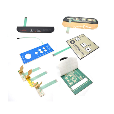 Filmschalter-Folientastatur des kundenspezifischen Reparaturtretmühlenfilmknopfschlüssels wasserdichte mit LED