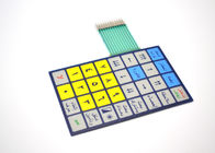 Metallhauben-Membranschalter-Tastatur für Fernprüfer 110mmx70mm