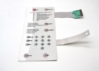 Kundenspezifische flache Folientastatur für Mikrowellenherd mit Schicht nach innen abschirmen