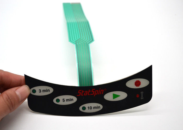 Flacher Metallhauben-taktilmembranschalter, Membran-Art Tastatur ROHS ISO