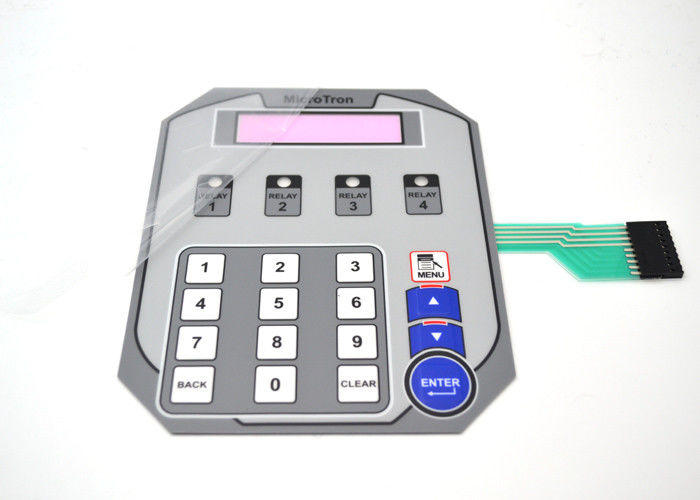 Flacher Metallhauben-taktilmembranschalter, Membran-Art Tastatur ROHS ISO