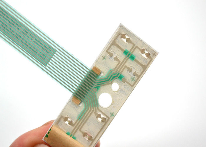 Kleiner LED-Membranschalter mit Metallhaube für Lüftungsanlage