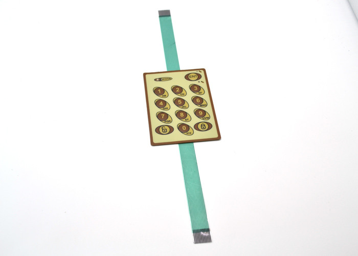 LED-Metallhauben-Membranschalter mit 2 Stromkreis/prägte Tastoberflächenknopf
