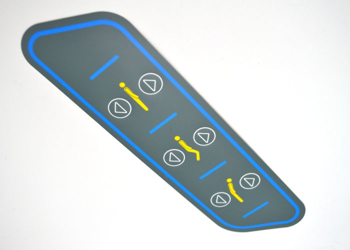 Intelligenter flacher Tastmembranschalter-Platten-Leichtgewichtler für medizinische Instrumente