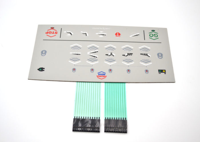 Feuchtigkeitsfeste LED-Membranschalter-prägeartige Tasttastatur für medizinische Instrumente