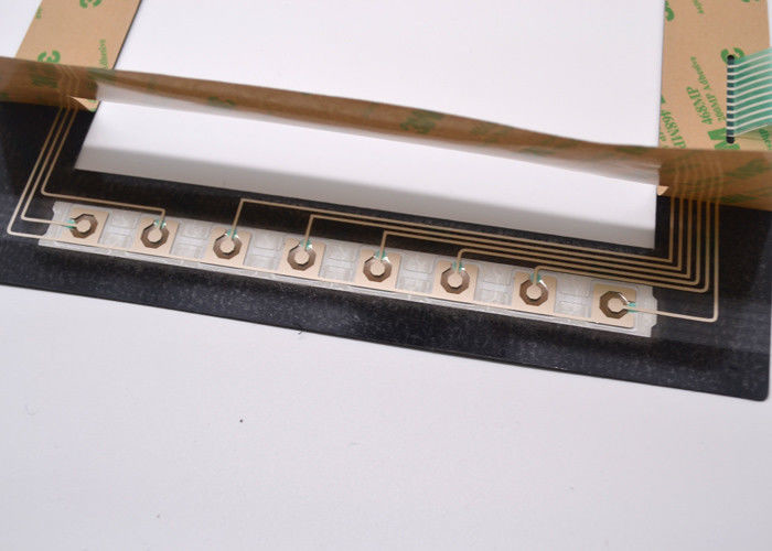 Dauerhafte von hinten beleuchtete Membranschalter-Tastatur mit klarem Fenster für Instrument-Ausrüstung
